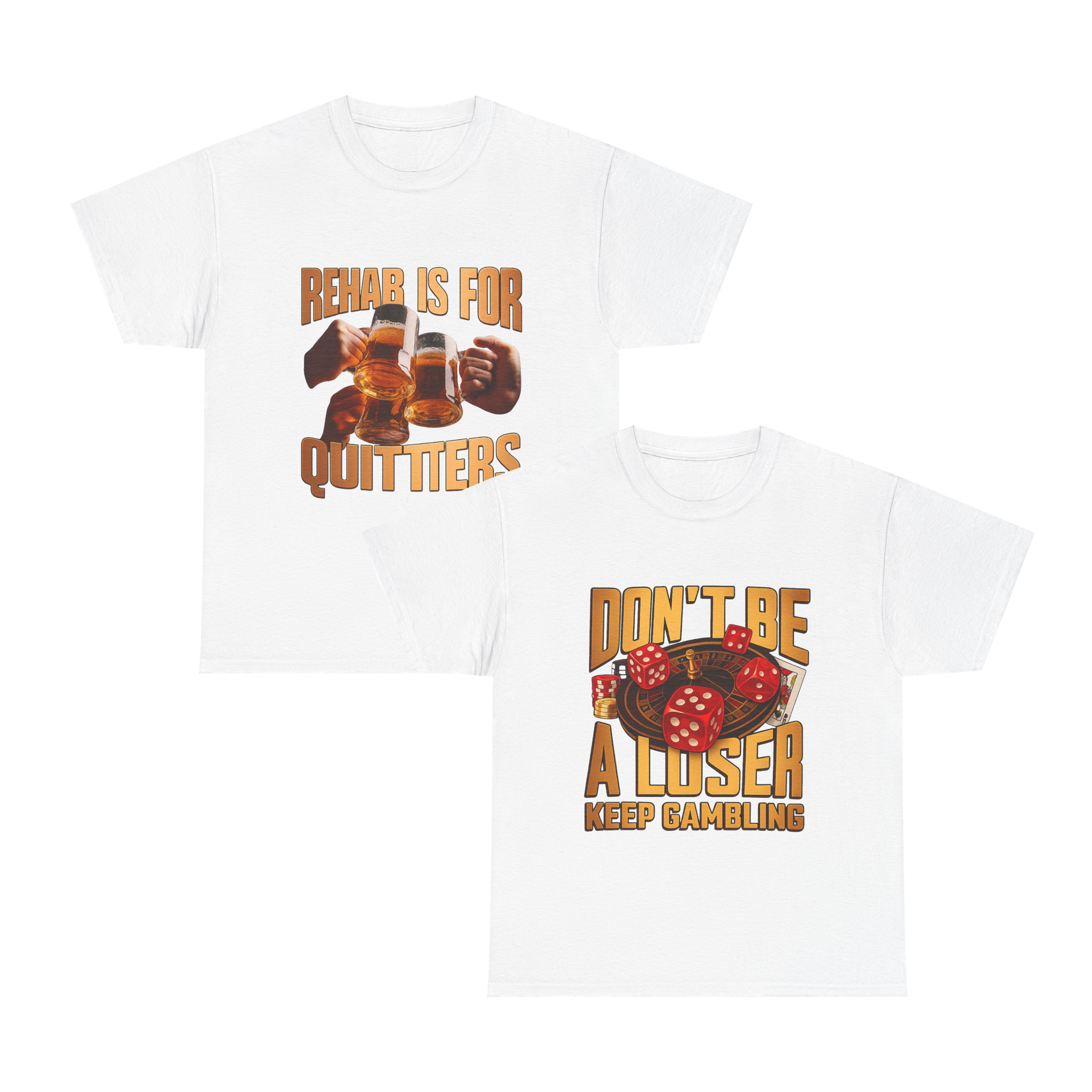 Gamblers – Funny Matching Couples T-Shirt Set